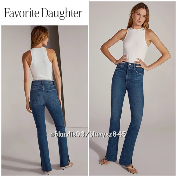 Favorite Daughter Denim - Favorite Daughter The Valentina Tower Super High Rise Jeans 31 in Dallas